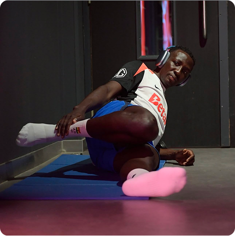 Player with Kickfit socks