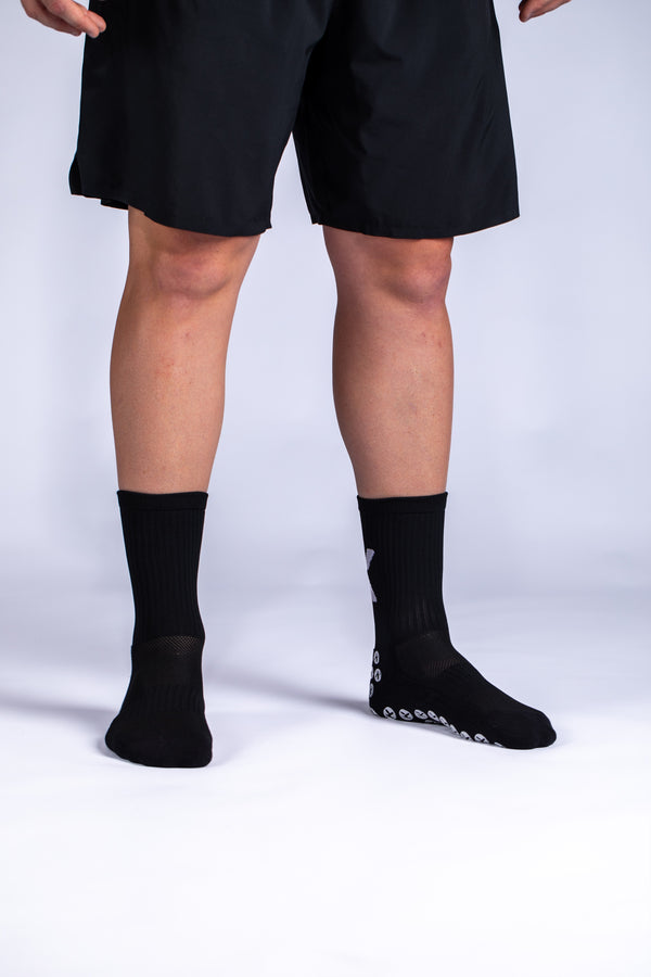 Sosete Negre cu Grip