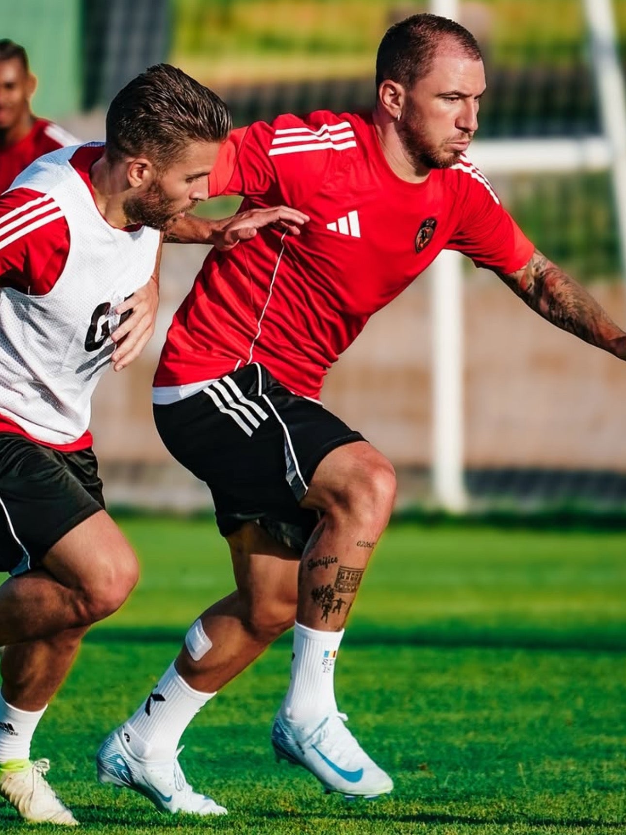 Football player with Kickfit socks